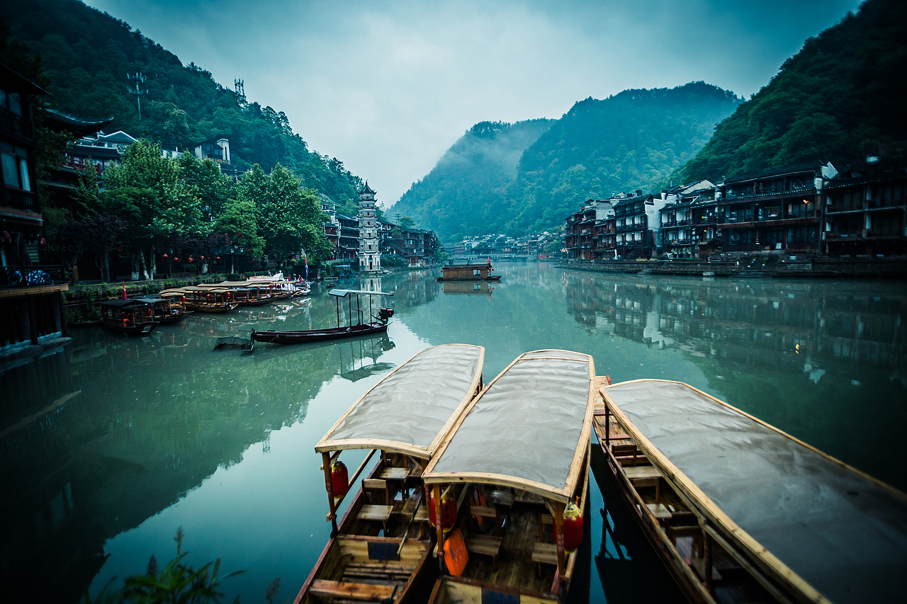 凤凰古城（图ZMTc5ODgzNTI4） - 风光摄影 - 站酷设计师风来听声原创素材 - 站酷ZCOOL