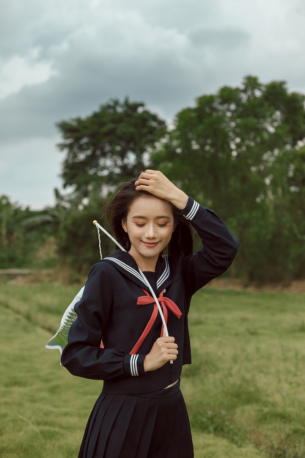 風が来るのを待つ