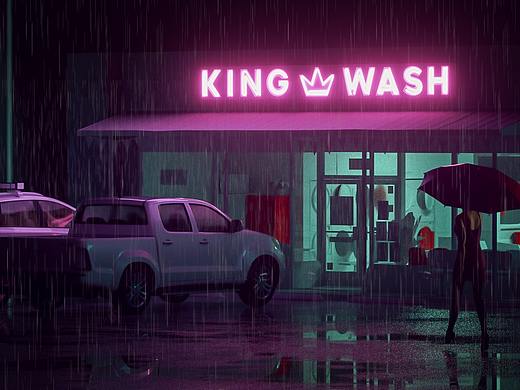 雨中女人