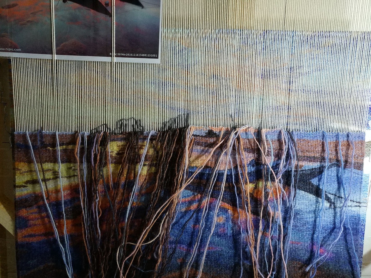 纤维艺术手工壁毯