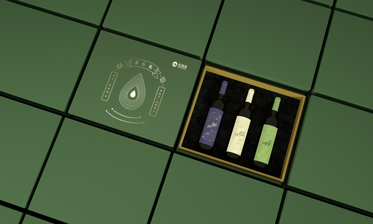 合润园油系列礼盒包装设计（图ZMTE0ODg3NTMy） - 包装 - 站酷设计师漫璞文化原创素材 - 站酷ZCOOL