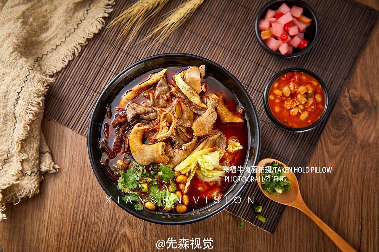 成都美食拍摄 面条拍摄 面食拍摄 来福牛肉面拍摄摄影（图ZMTg0MjY2ODgw） - 产品摄影 - 站酷设计师关耳先森美食摄影原创素材 - 站酷ZCOOL