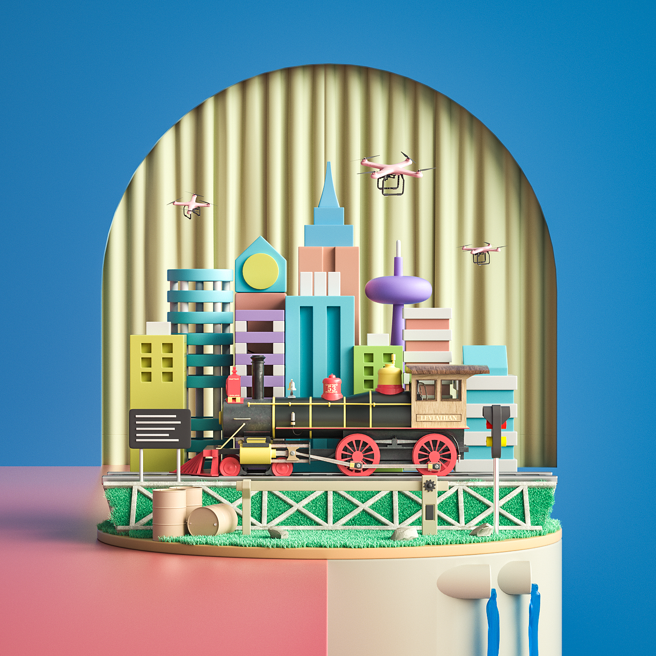 2020年OC作品合集（图ZMjQzOTg2NzU2） - 场景 - 站酷设计师墨文SJ原创素材 - 站酷ZCOOL