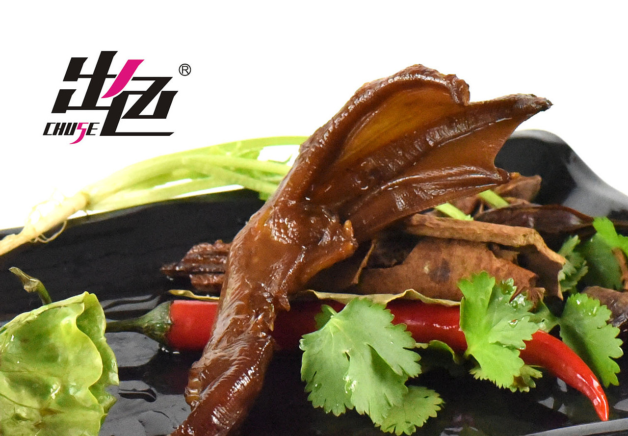 潮汕传统卤味新品牌：卤鸭就该如此【出色】——插画包装设计