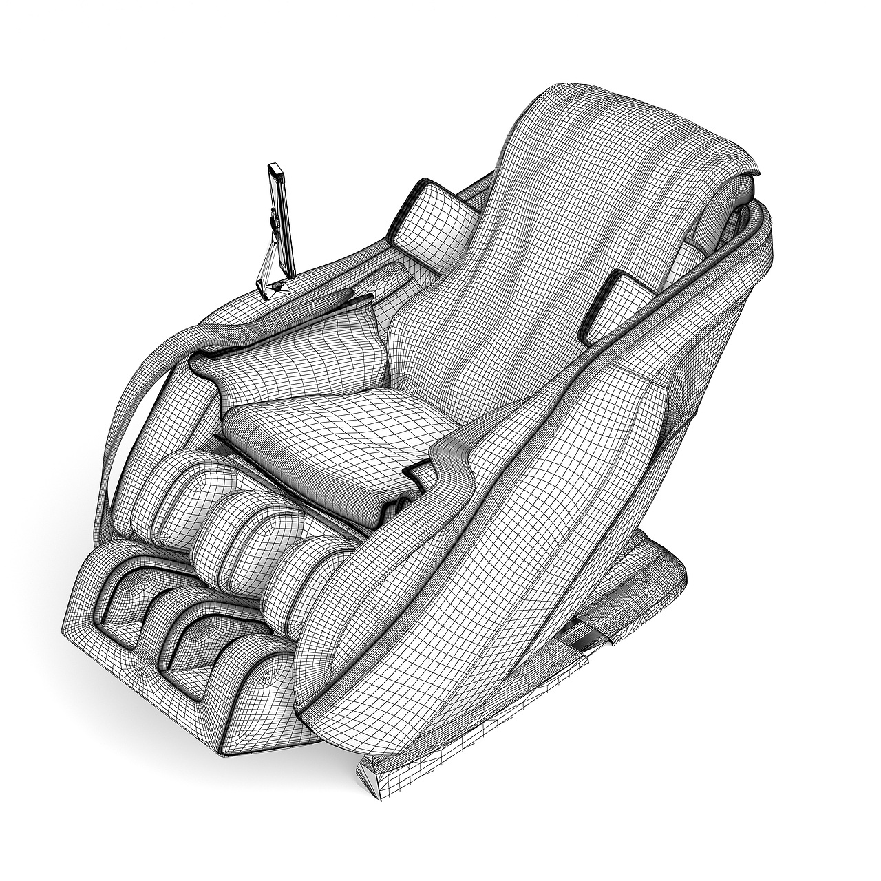 三维建模按摩椅产品模型