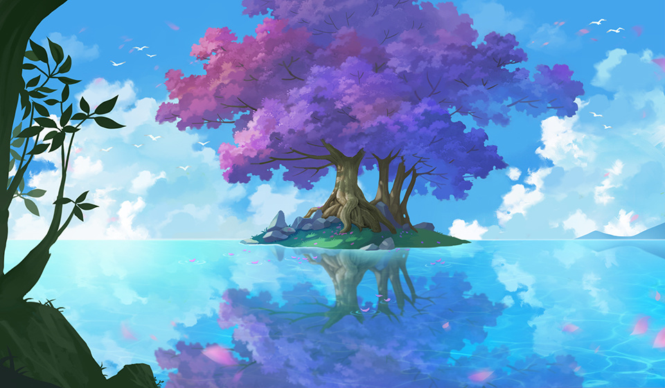 心湖|插画|游戏原画|幼稚园画师_原创作品-站酷zcool