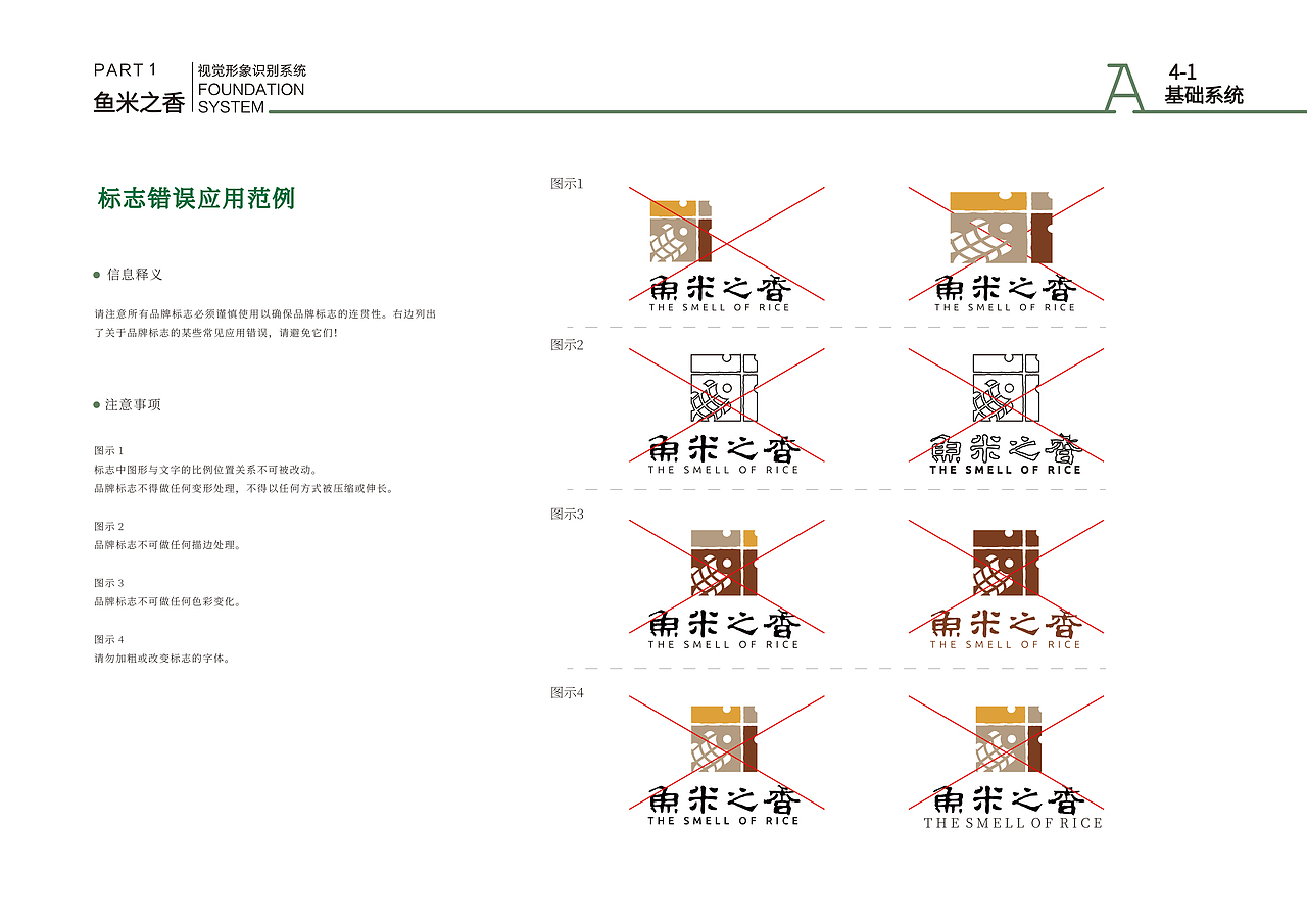 鱼米之香 实体虚做 VIS设计