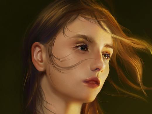 寫實(shí)人像（個(gè)人主頁-ZNDcxMTgxNTY=） - 藝術(shù)插畫 - 站酷設(shè)計(jì)師張小為Vinnie原創(chuàng)素材 - 站酷ZCOOL