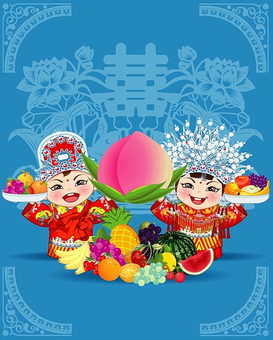 【原创】q版角色设计 金童玉女