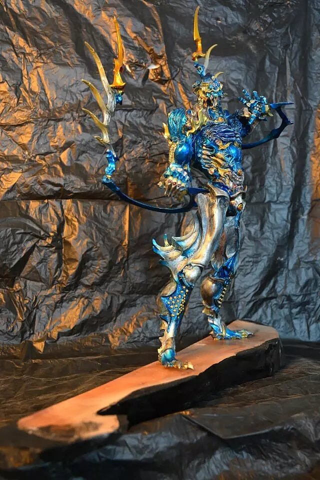 好久前涂的一款,青鬼|手工艺|手办/模玩|梵莫_原创作品-站酷zcool