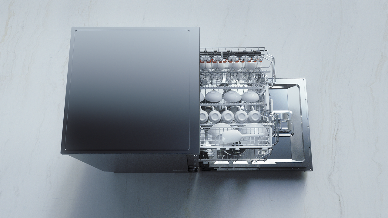 colmo洗碗机三维视频