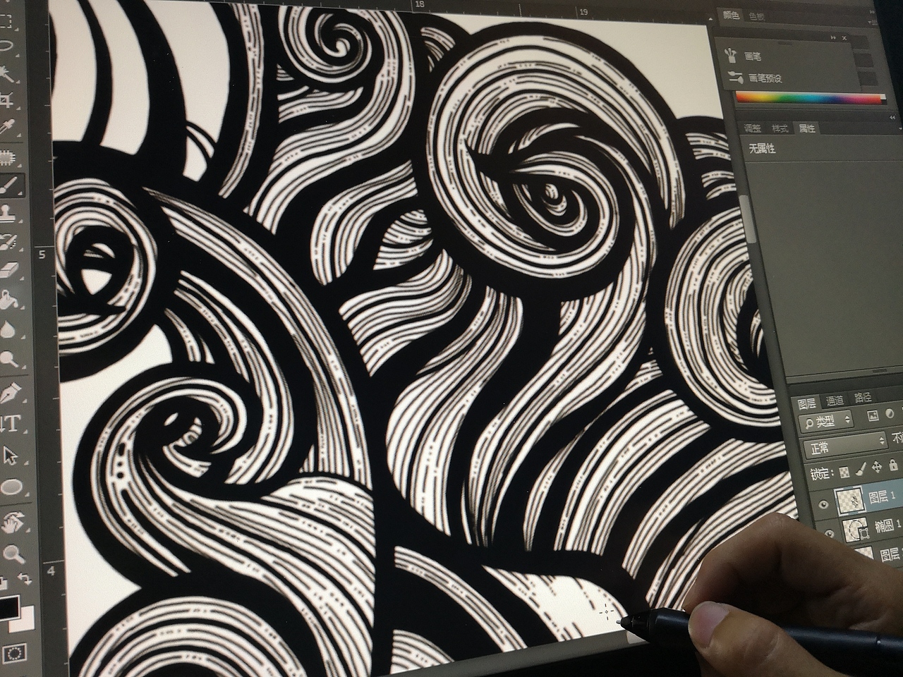 2019.12.06图腾类线稿插画