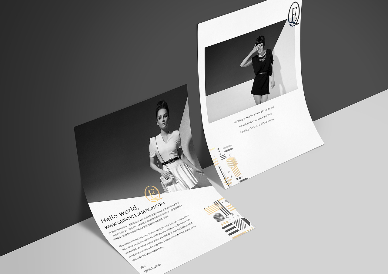 QUINTIC EQUATION 服装品牌（图ZMjcxMzMwODM2） - 品牌 - 站酷设计师一个夏天x原创素材 - 站酷ZCOOL