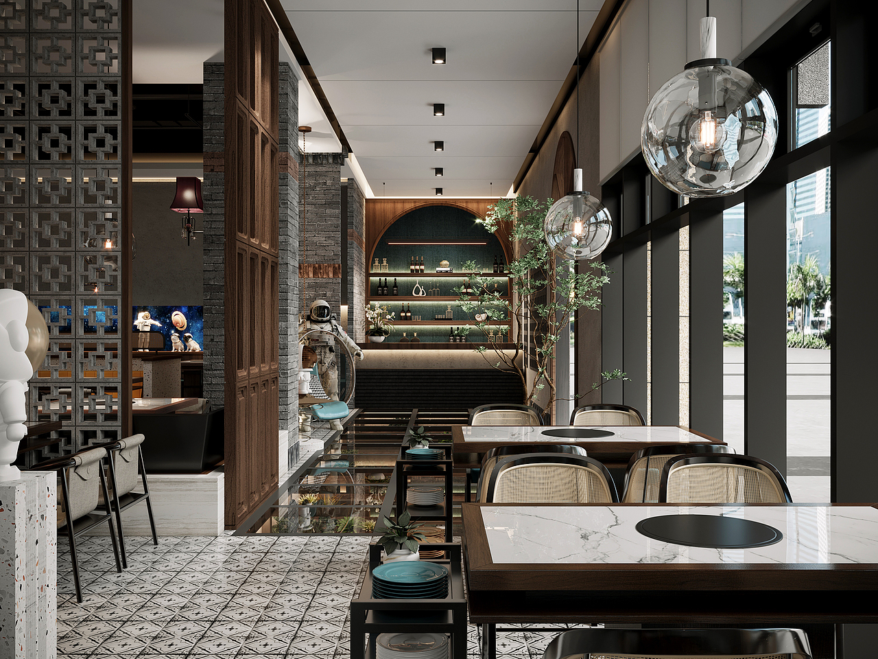 原创火锅店装修设计