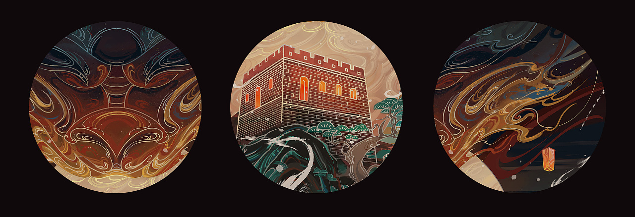 长城建筑|平面|图案|雪璃xl - 原创作品 - 站酷 (zcool)