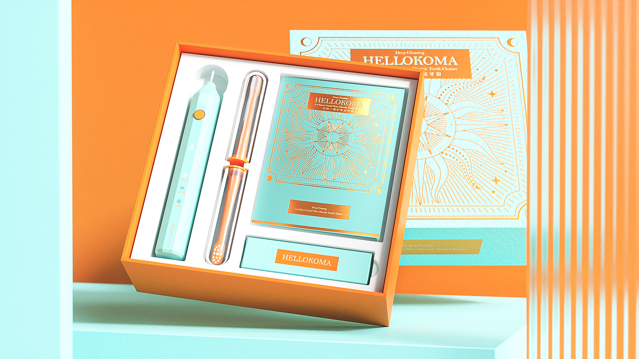 森度品牌 X 萌嗨马 | 智能声波护理洁牙器包装