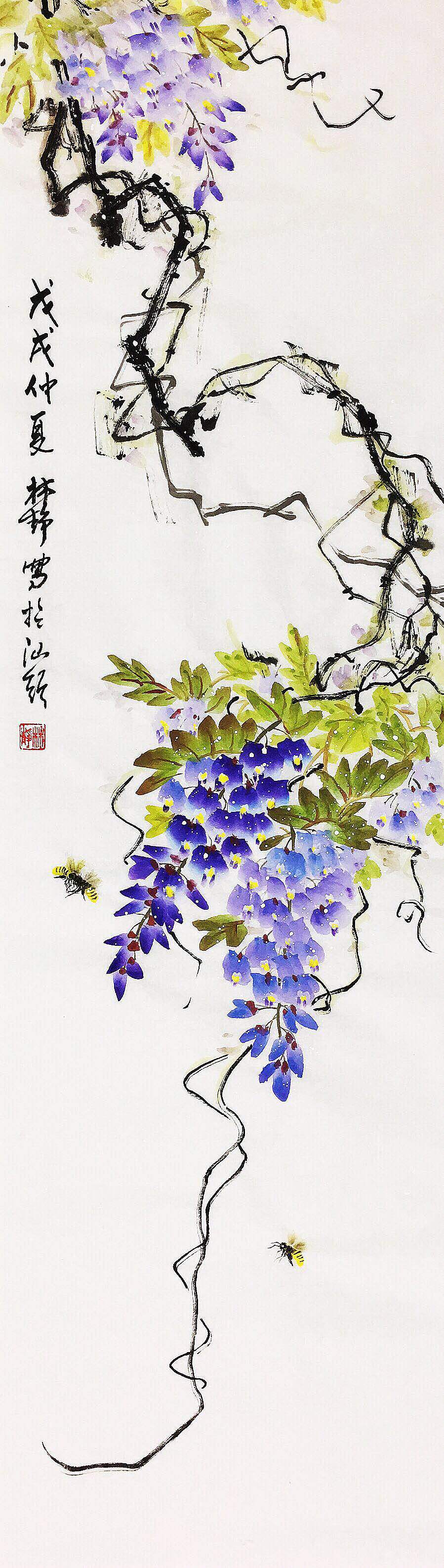 起舞（图ZMTk5NDQ3MjIw） - 绘画 - 站酷设计师林静书画原创素材 - 站酷ZCOOL