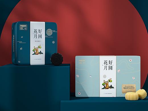 马榴皇族冰皮月饼包装