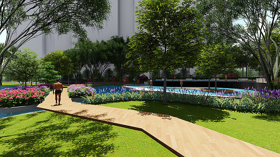 【居住区景观设计】大衡城邦景观设计（图ZMTUwNjIyNjIw） - 景观设计 - 站酷设计师绿动园林原创素材 - 站酷ZCOOL