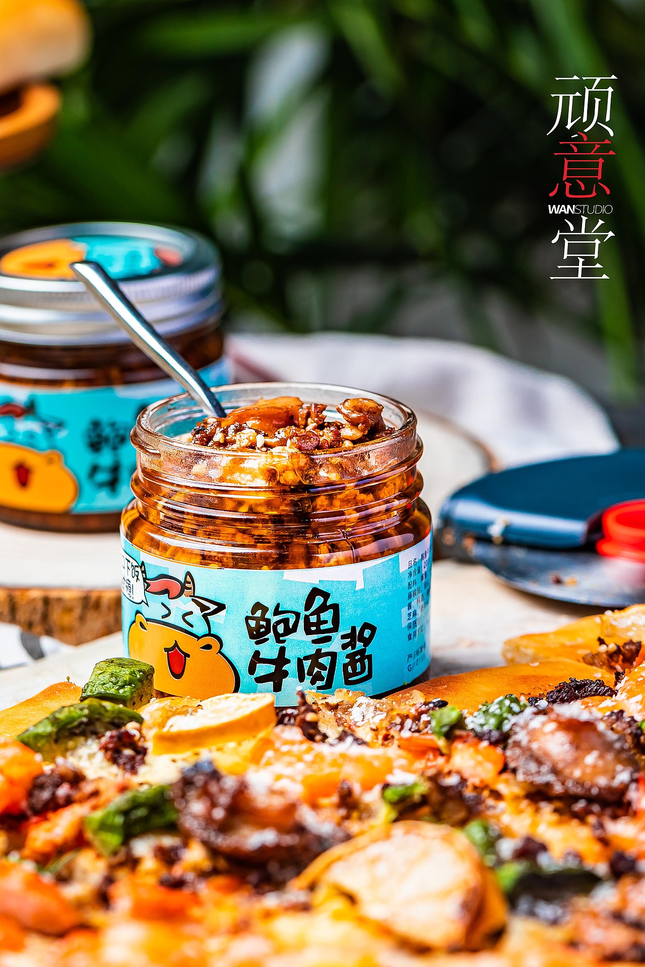 拍摄一组中式特色产品 鲍鱼牛肉酱