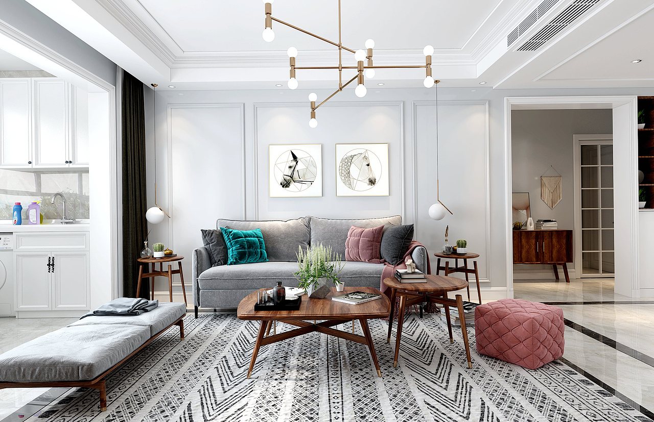 北欧客餐厅（图ZMTc1Nzc3NTQw） - 家装设计 - 站酷设计师A秀秀原创素材 - 站酷ZCOOL