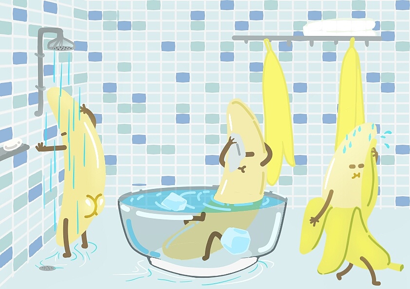 冲凉香蕉哈哈哈