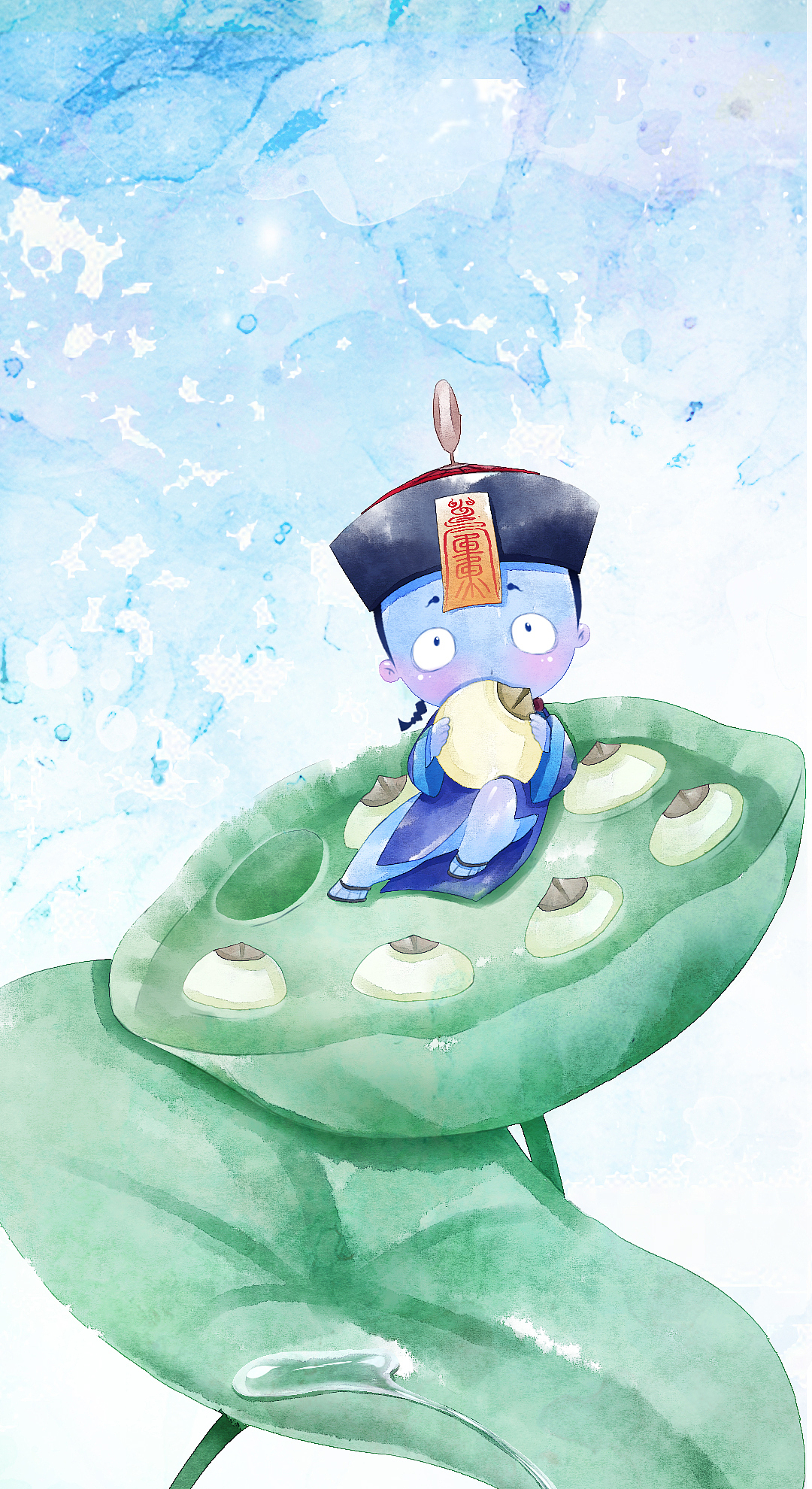 僵小鱼二十四节气壁纸皓月清凉你是人间曙光