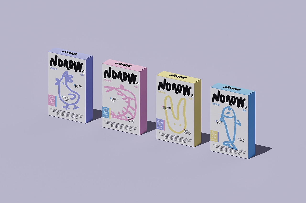 Nonow 宠物猫粮品牌设计 | 狗粮 宠物用品品牌包装设计