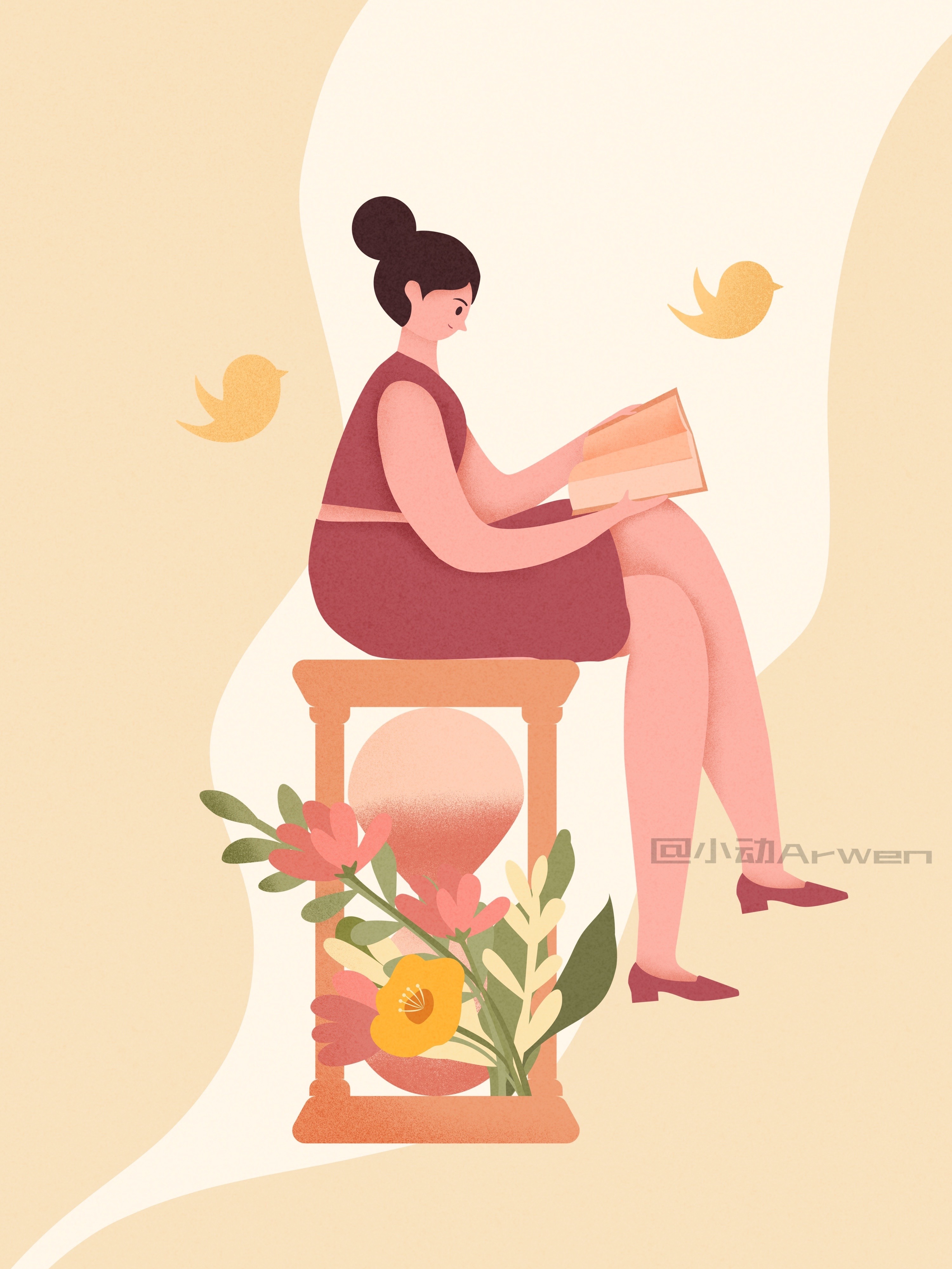 一个人的世界|插画|插画习作|十月游童 - 原创作品 - 站酷 (zcool)