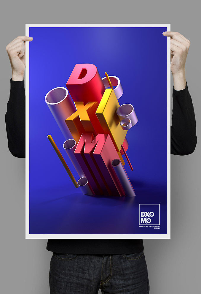 DXM视觉设计渲染海报（图ZMjExODc2MzQ0） - 其他三维 - 站酷设计师设计师丁旭原创素材 - 站酷ZCOOL