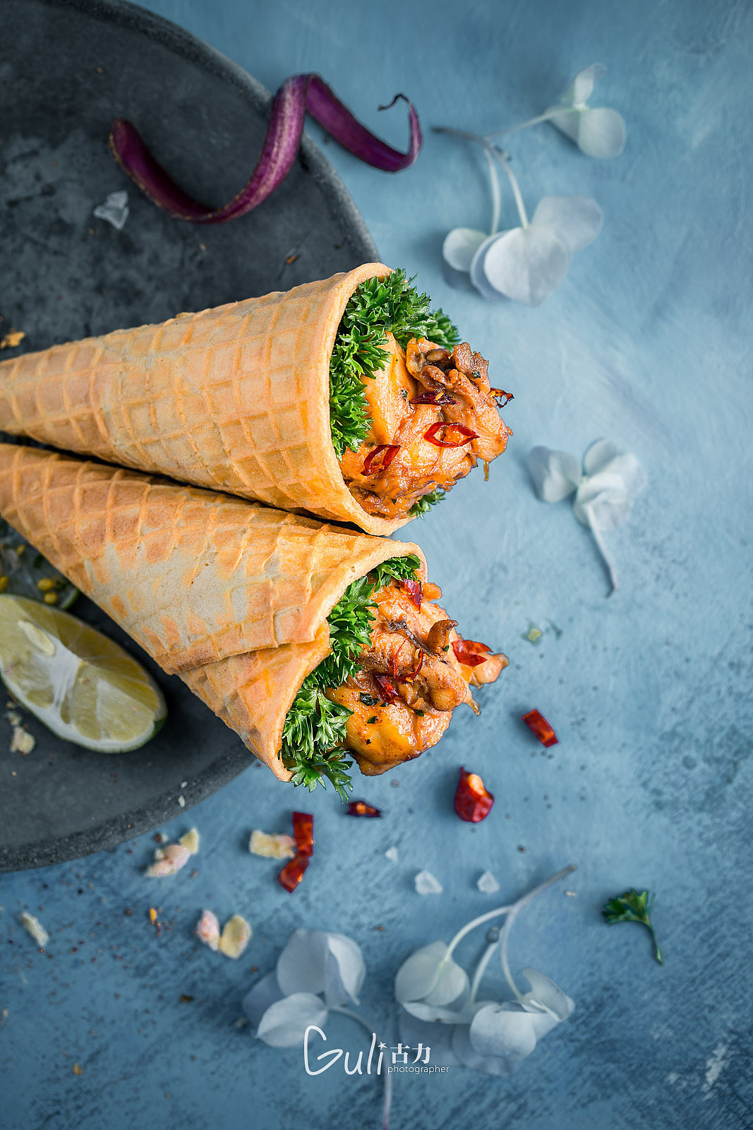 冰激淋造型的创意菜品拍摄（图ZMjcwMTYzNTUy） - 美食摄影 - 站酷设计师摄影师古力原创素材 - 站酷ZCOOL