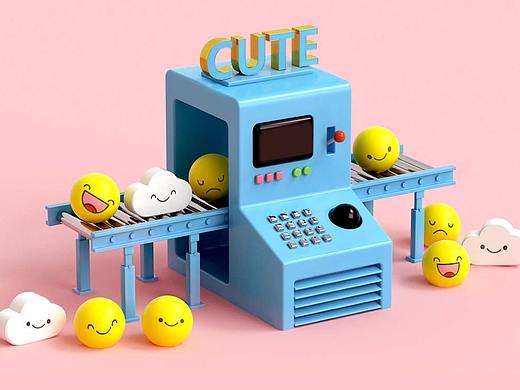 初学C4D小练习（个人主页-ZNDcxNzY4MTY=） - 场景 - 站酷设计师二蕉子原创素材 - 站酷ZCOOL