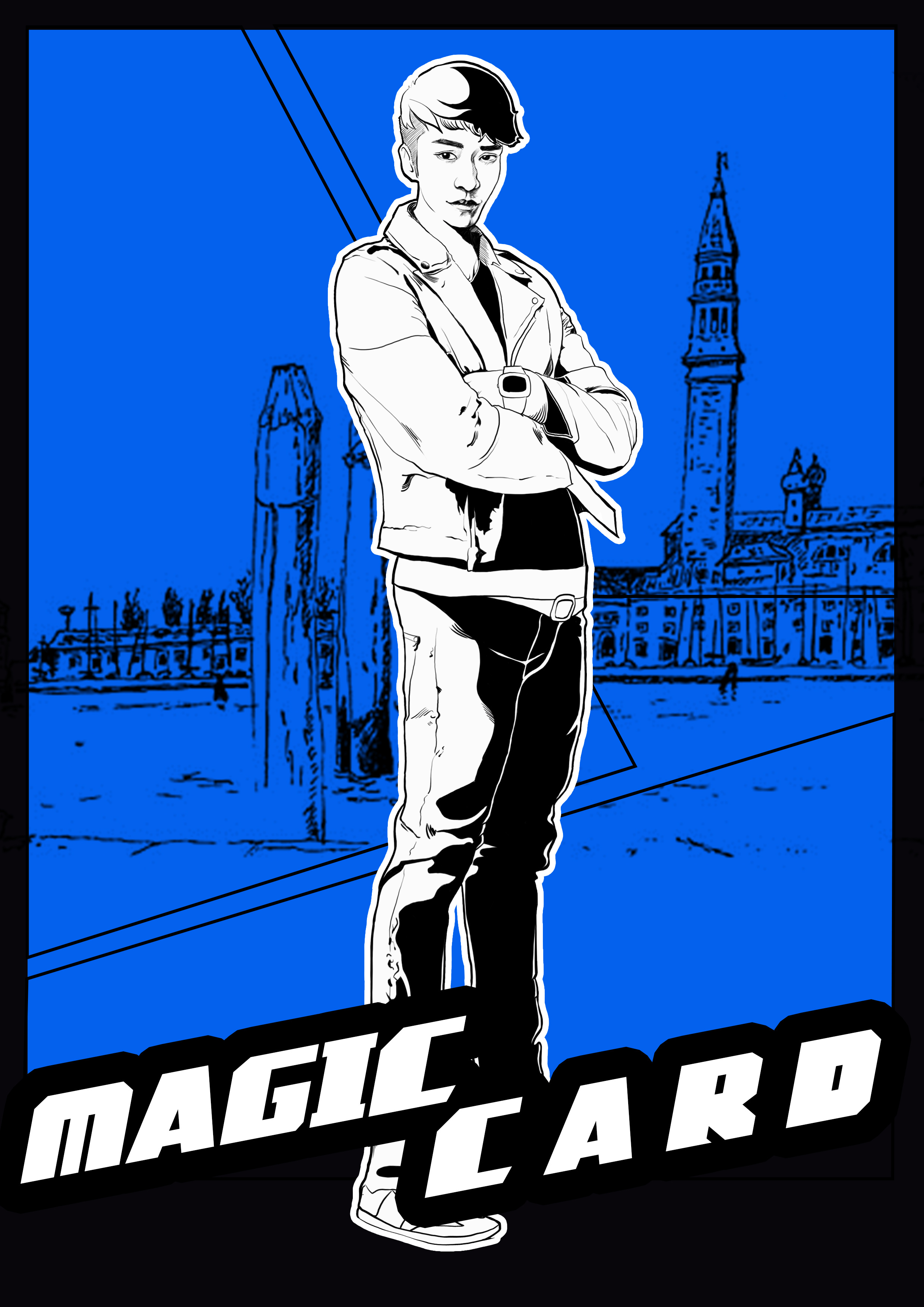 电影《摩卡行动》漫画版海报