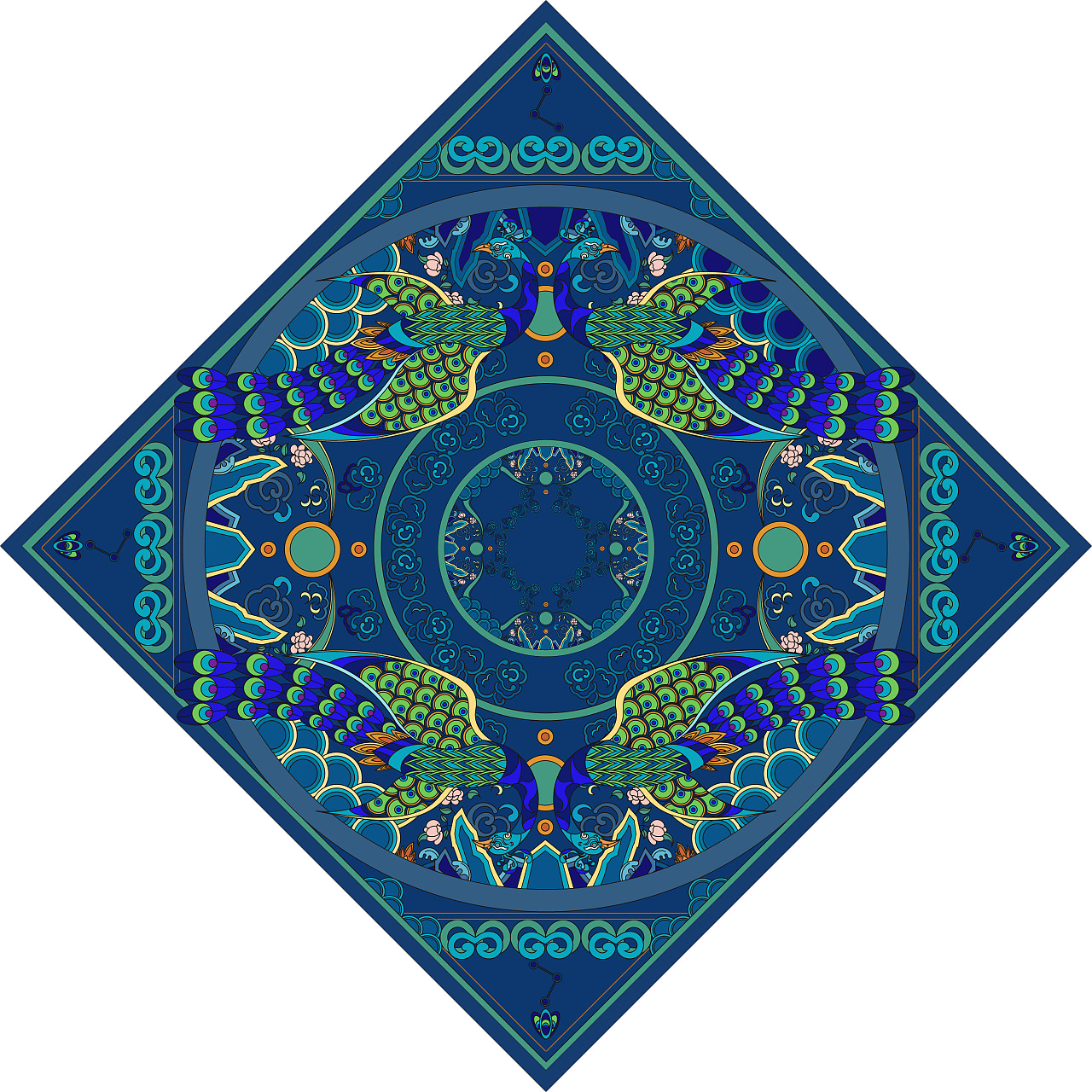 补缀乾坤清代补子纹样的视觉元素创新设计