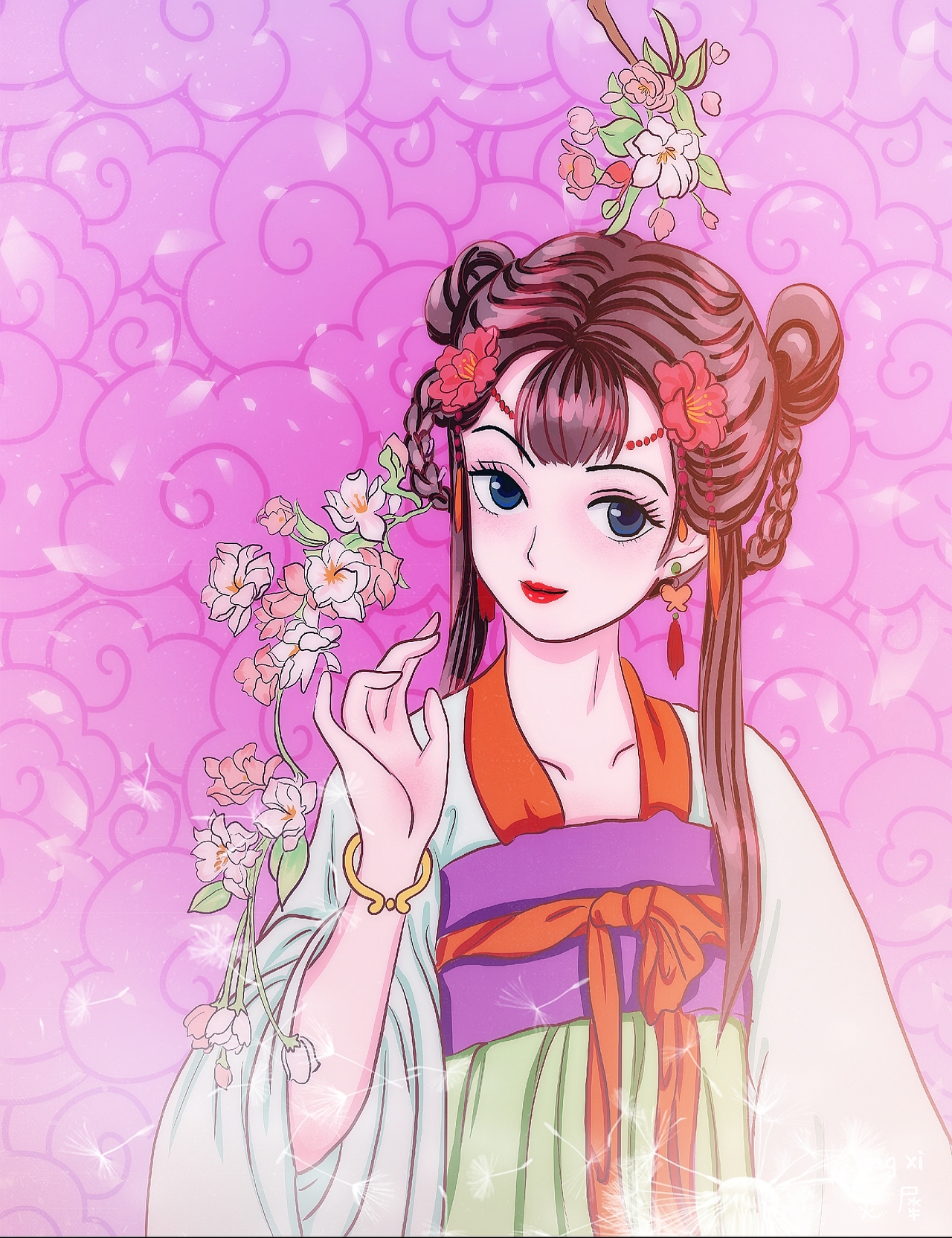 一组美丽的小姐姐