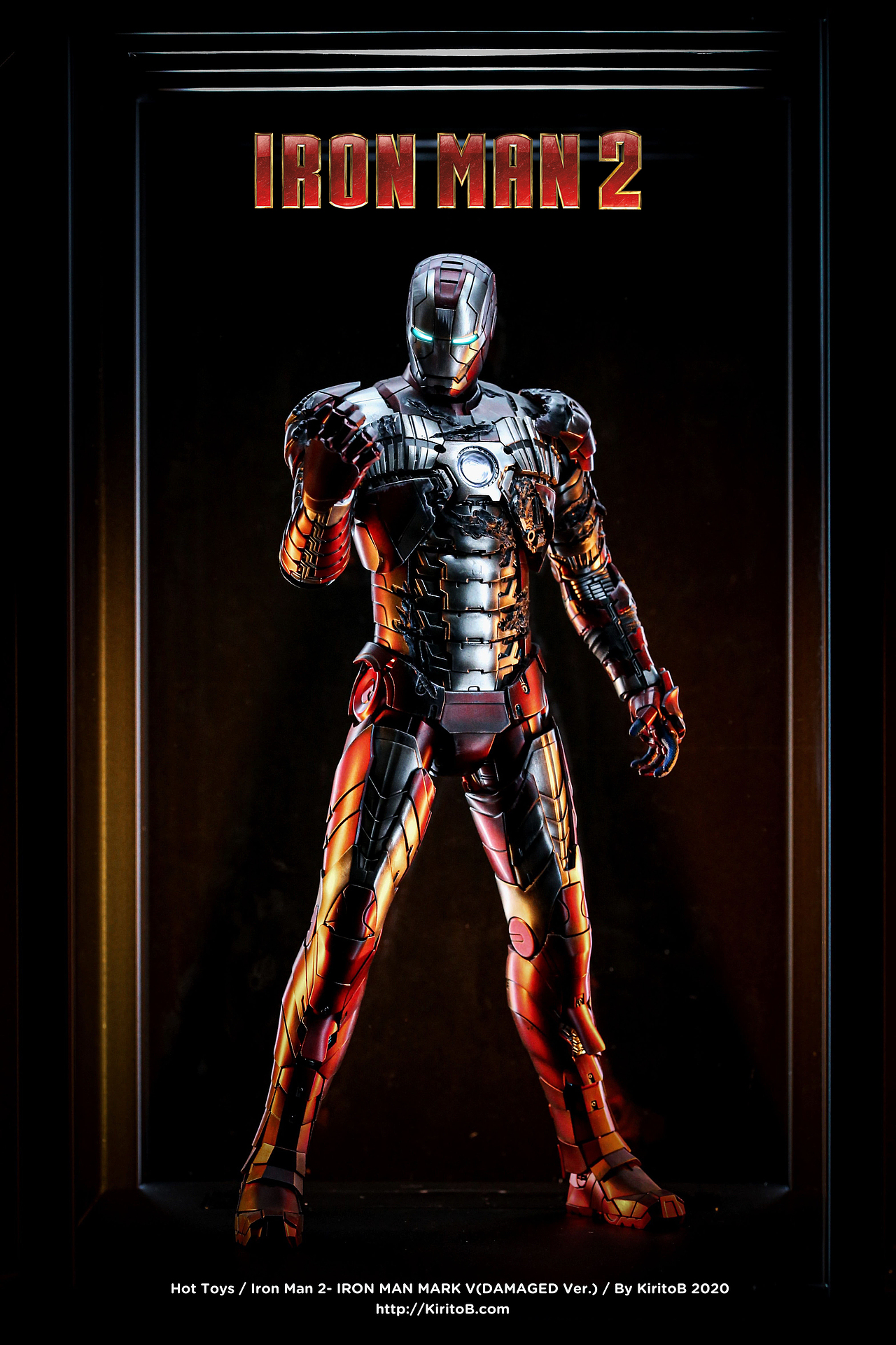 模玩摄影全网最还原的ht战损钢铁侠mk5