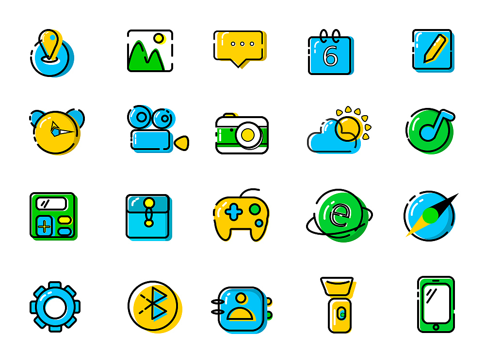 MBE风格图标（图ZMjc0OTgyOTUy） - 图标 - 站酷设计师几迟sy原创素材 - 站酷ZCOOL