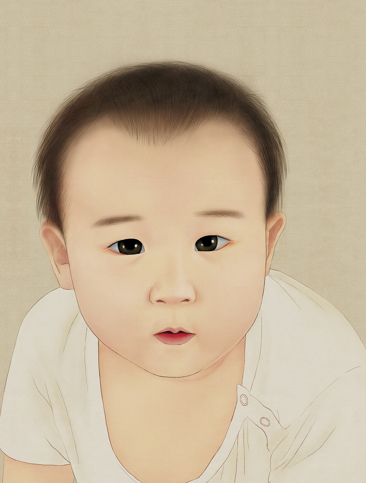 板绘临摹工笔人物