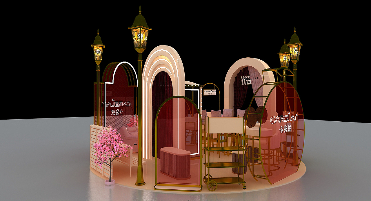 卡姿兰功能体验区（图ZMzEzNzczODY0） - 展陈设计 - 站酷设计师弹射空间设计原创素材 - 站酷ZCOOL