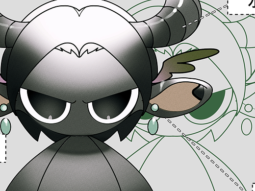 【山海九黎】蚩尤盲盒形象设计