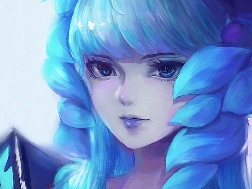 青行灯【厚涂练习】