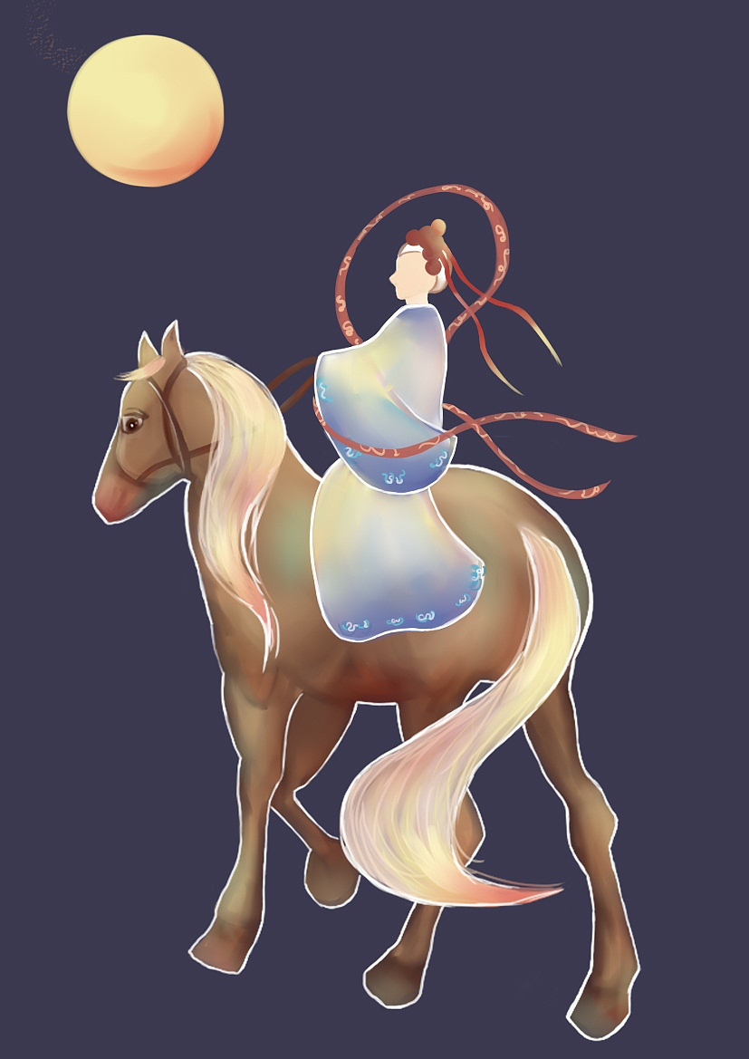 “一梦敦煌”插画设计（图ZMjEzMTk2ODQ0） - 商业插画 - 站酷设计师比较一般玖玖玖原创素材 - 站酷ZCOOL