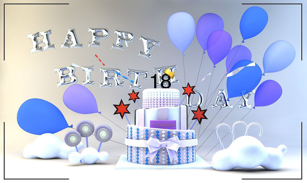 祝我生日快乐,永远十八岁