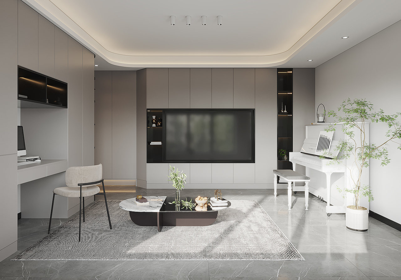 深圳如愿全案设计:福田学区房,为孩子打造现代简约家