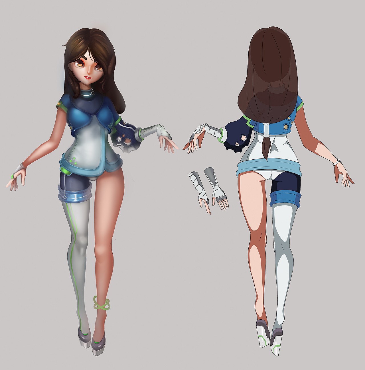 欧美风格原画（图ZNzM3OTE0MTY=） - 概念设定 - 站酷设计师billowlan原创素材 - 站酷ZCOOL