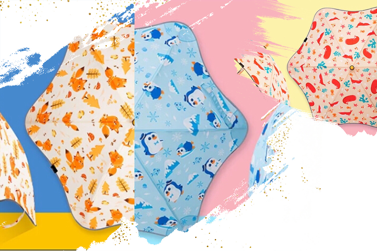 与MYFUN 沐枫合作的儿童伞插画设计（图ZMTE0ODEzODU2） - 商业插画 - 站酷设计师孢子菌原创素材 - 站酷ZCOOL