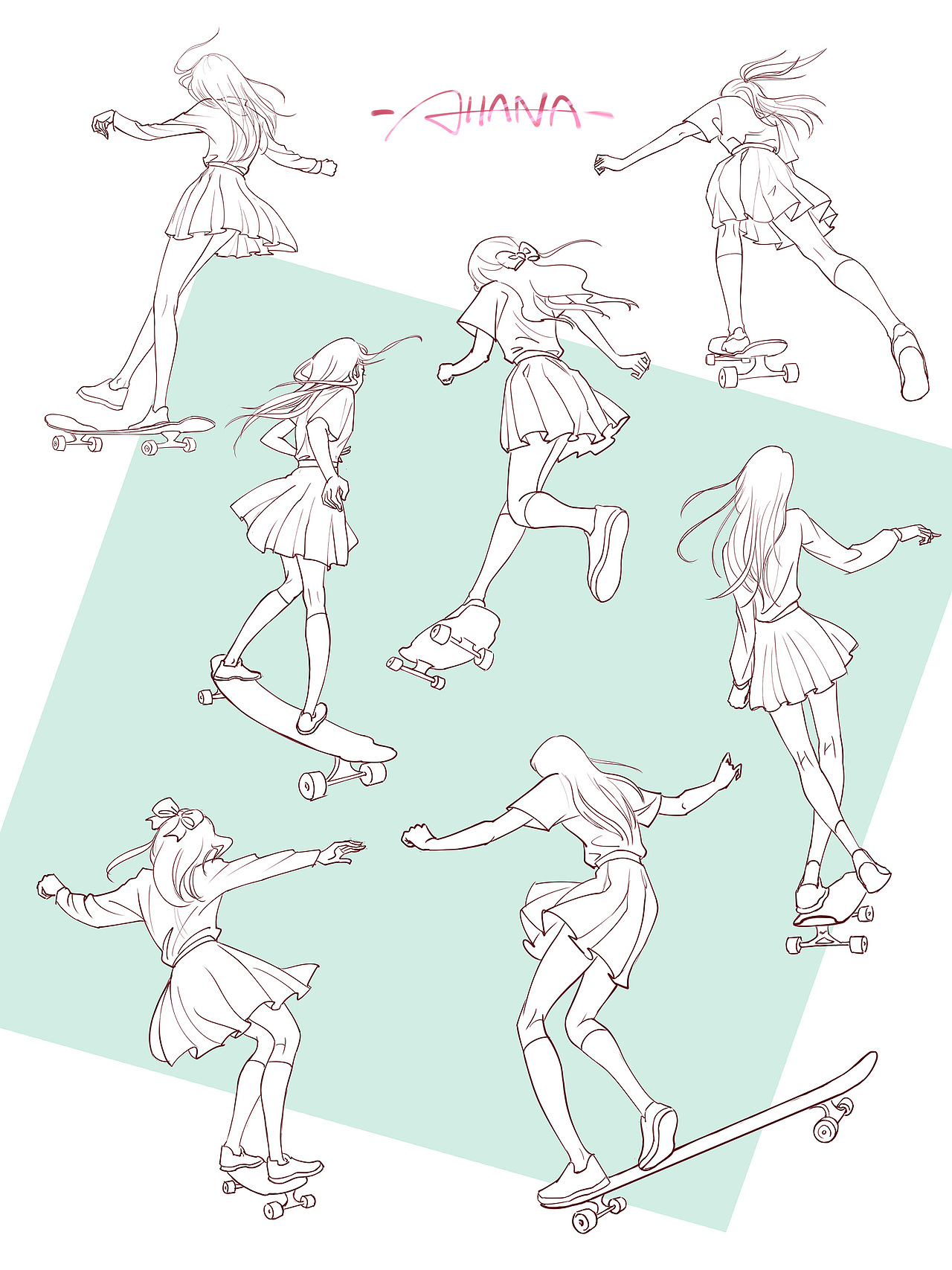 JK&滑板（图ZMjczNjc0OTQ0） - 创作习作 - 站酷设计师烟花乱原创素材 - 站酷ZCOOL