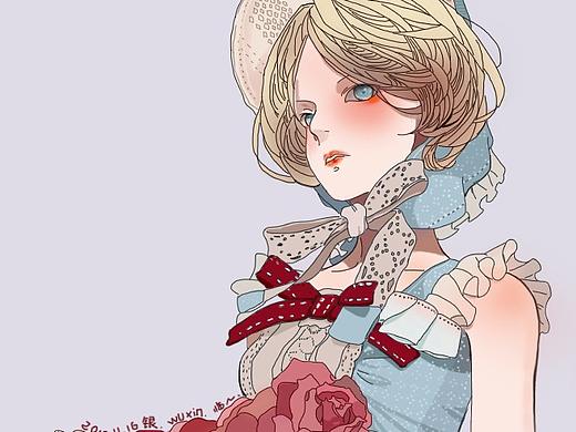 女孩（個(gè)人主頁-ZNDA4NjMyOTI=） - 創(chuàng)作習(xí)作 - 站酷設(shè)計(jì)師虞梓花原創(chuàng)素材 - 站酷ZCOOL