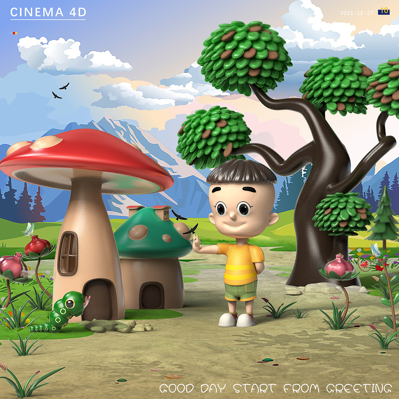 C4D建模練習（圖ZMjg2NjcwNTIw） - 其他 - 站酷設計師是阿金噢原創(chuàng)素材 - 站酷ZCOOL