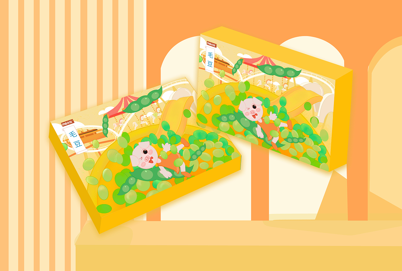 近期包装总结/馋嘴小猪/食品包装（图ZMjczMjUzNTUy） - 商业插画 - 站酷设计师圆圆圆里原创素材 - 站酷ZCOOL
